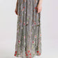 TINA Stephens Italy/Tees By Tina - Sable Garden Silk Skirt (SL202G)