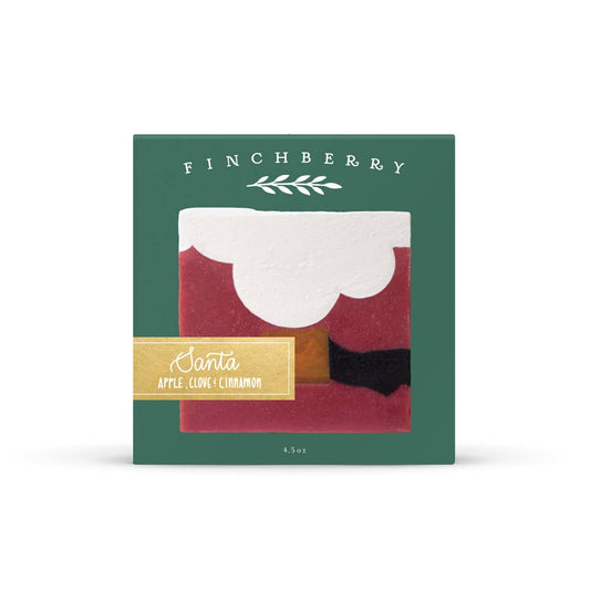 Finchberry Santa Stocking Stuffer Vegan-Friendly Holiday Boxed Soap