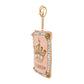Crowned Jewel Beaded Pink with Gold Crown Coin Purse