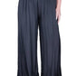 TINA Stephens Italy/Tees By Tina - Mercedes Foldover Waist Silk Pant (PL203): 100 White / One Size