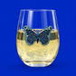 The Queens' Jewels® - Blue Butterfly Stemless