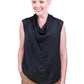 Sarita Silk Drape Neck Top (BT212)