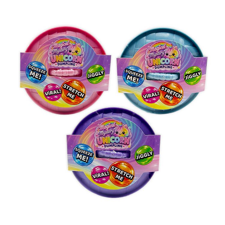 Novelty Brands - Fun Doh Unicorn Mystery Dumpling Squishy Toy - 12/Display