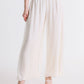 TINA Stephens Italy/Tees By Tina - Mercedes Foldover Waist Silk Pant (PL203): 150 Pearl / One Size