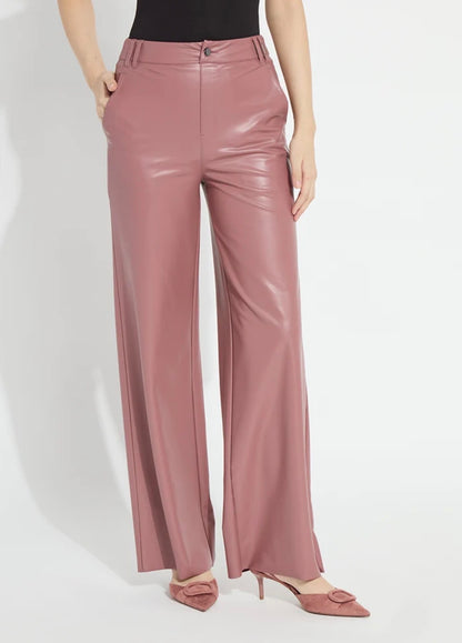 LYSSE Ada Pull On Transeasonal Vegan Leather Trouser
