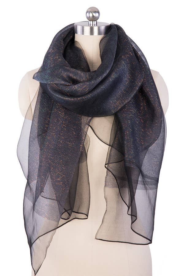 SAACHI - Sparkle Sheer Social Wrap Scarf