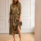 Jinna Stretch Shimmering Pleated Skirt