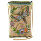 Mary Frances Accessories - Soaring Spirit Beaded Dragonfly and Floral Crossbody Bag