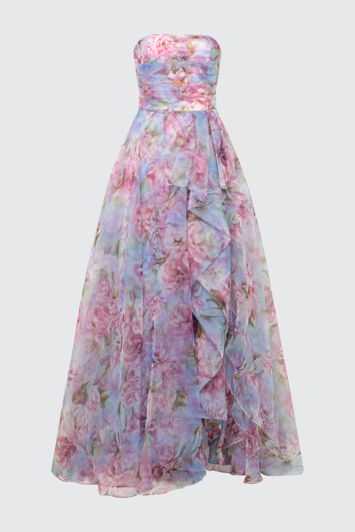 Theia Couture Fahreta Strapless Gown
