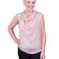 Sarita Silk Drape Neck Top (BT212)