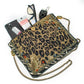 Mary Francis Untamed Beaded Animal Print Crossbody Handbag