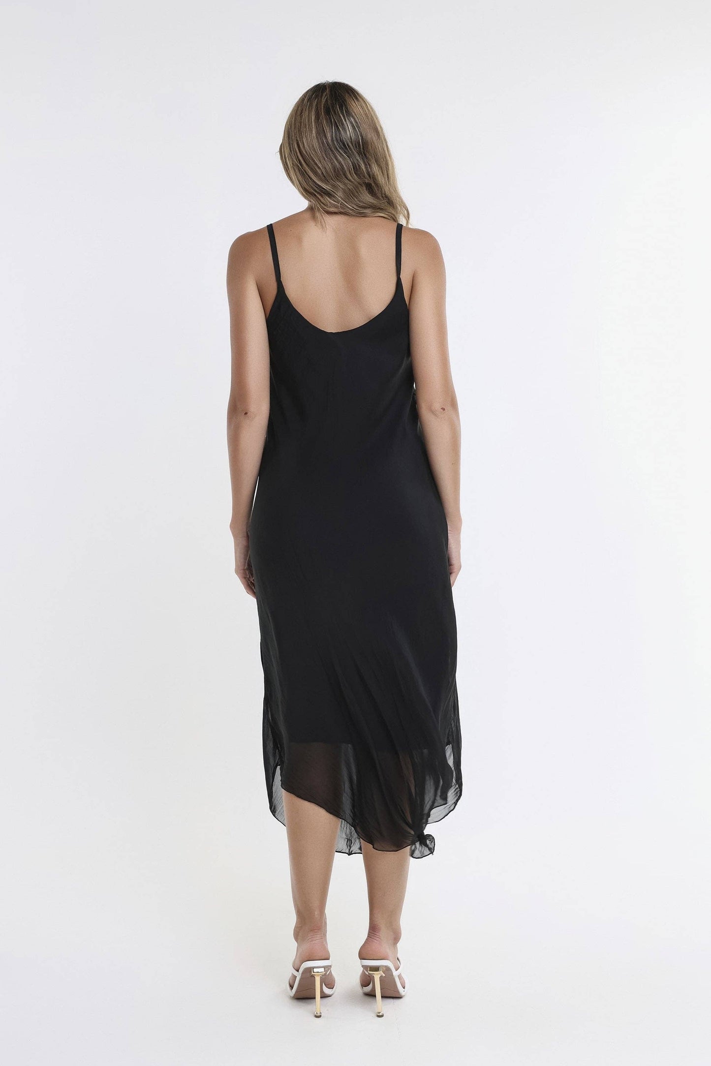 Rachel Silk Midi Dress (DT224)