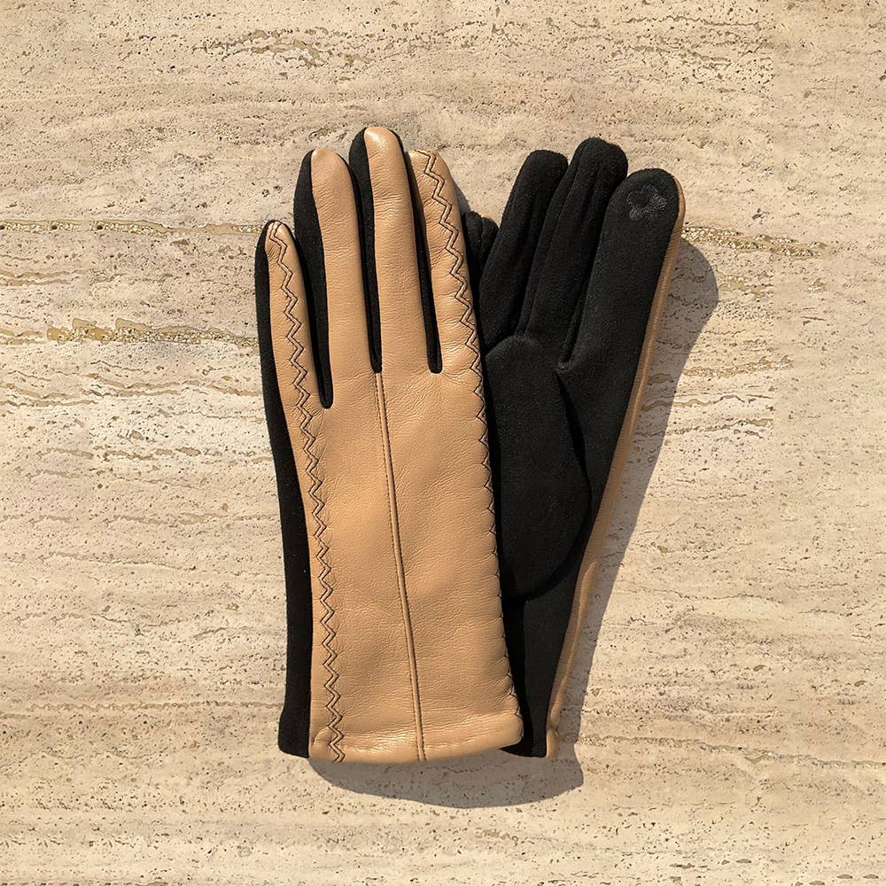 KIM Faux Leather Gloves
