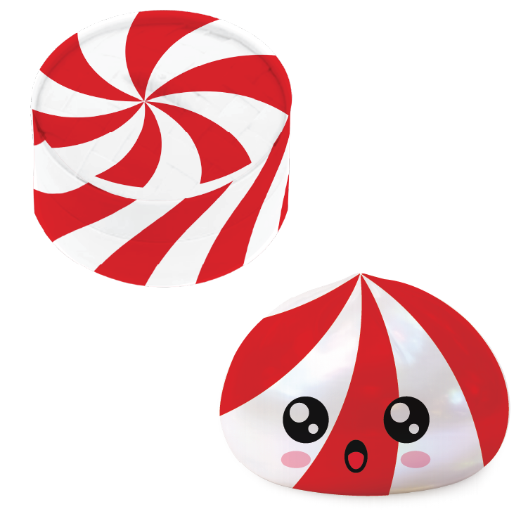 Novelty Brands - Fun Doh Christmas Dumpling Squishy Toy 12pc Holiday Display