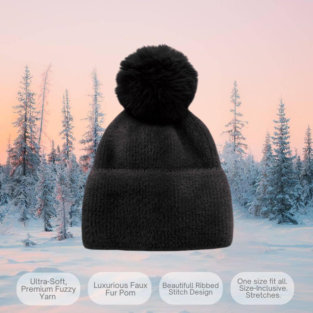 Celine Faux fur Fuzzy Hat