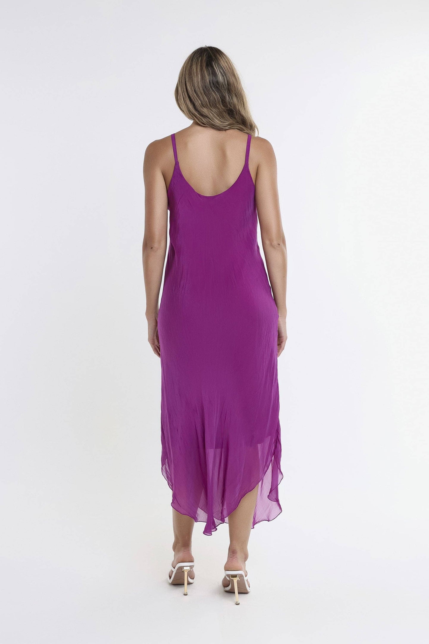 Rachel Silk Midi Dress (DT224)