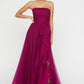 Theia Couture Teresa Strapless Draped Gown