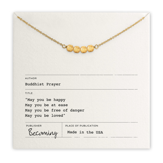 May You Be Happy Necklace