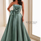 Montage Liquid Crystal Organza Strapless Gown