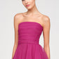 Theia Couture Teresa Strapless Draped Gown