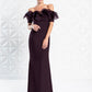 Alexander by Daymor Couture Ruffled Off Shoulder Sheath Dress