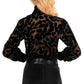 Sumptuous Blouse - Luxe Leaf Velvet