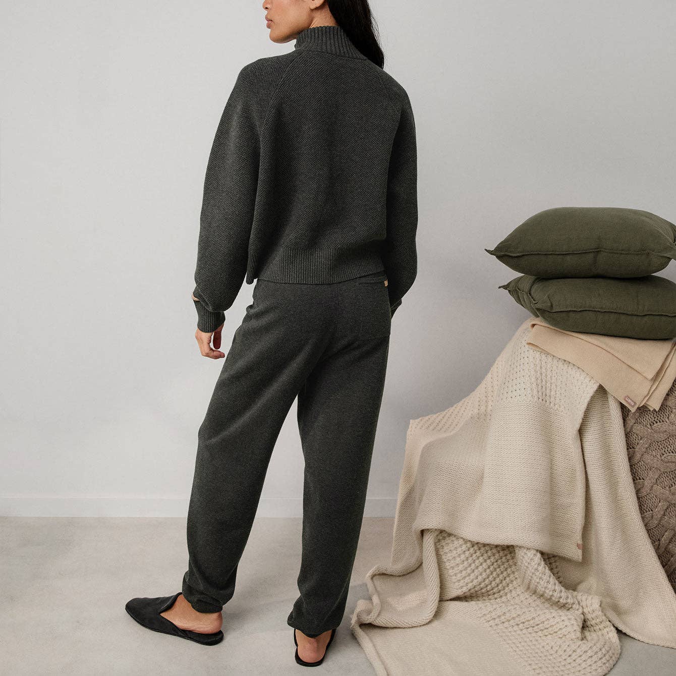 LUNYA Cottonsilk™ Bomber Zip Up