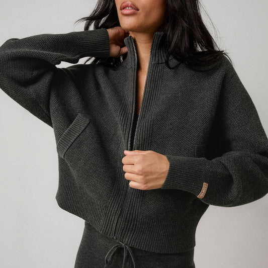 LUNYA Cottonsilk™ Bomber Zip Up