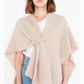22234B Italian Knit Cozy Warm Poncho with Loop LOOWIE