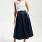 Joseph Ribkoff Elegant High-waist A-line Skirt Style