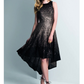 Frank Lyman Dipped Hem Sequin Dress