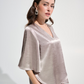 Joseph Ribkoff V-neck Jewel Embellished Pullover Style