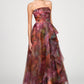 Theia Couture Fahreta Strapless Gown