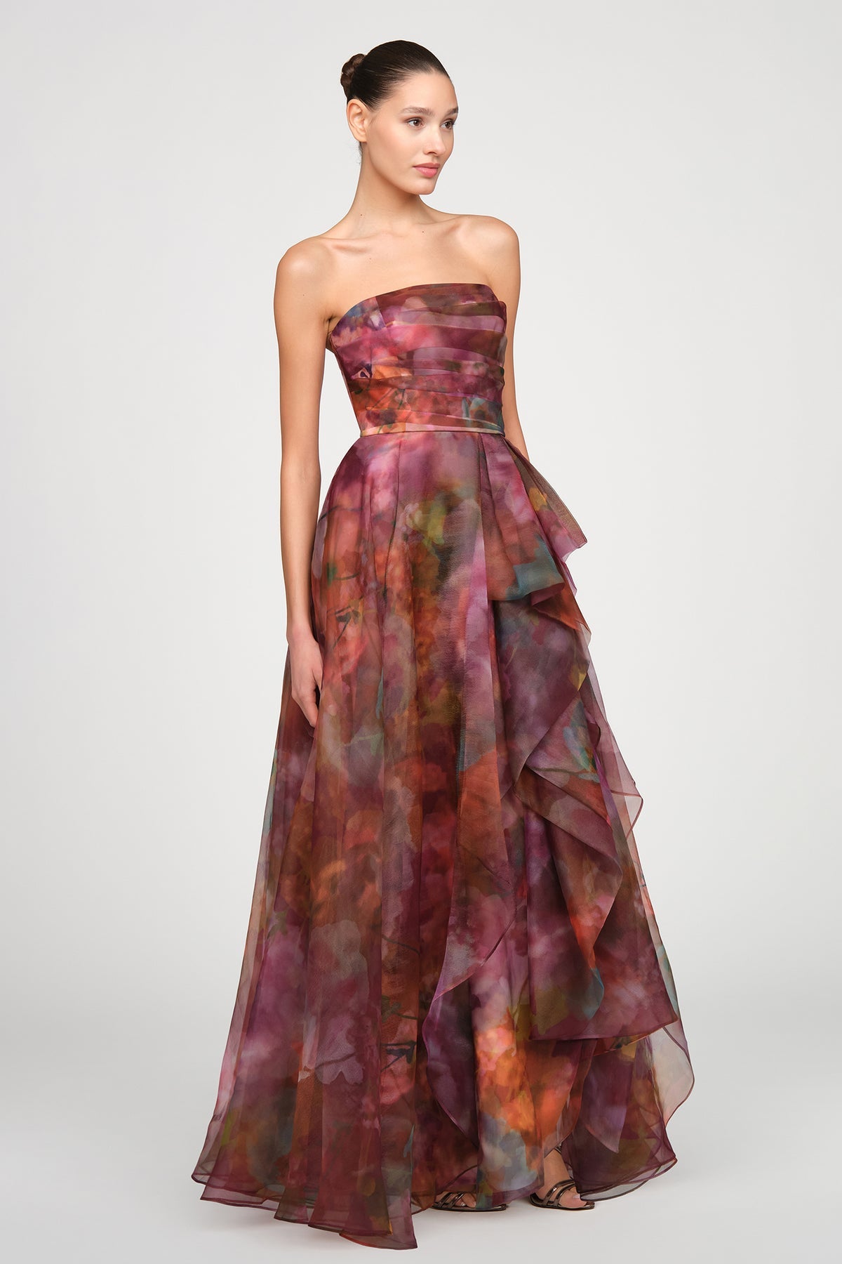 Theia Couture Fahreta Strapless Gown