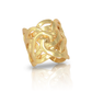 KARINE SULTAN - Stylish Overlap Ring - 24K Gold Plated
