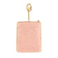 Crowned Jewel Beaded Pink with Gold Crown Coin Purse