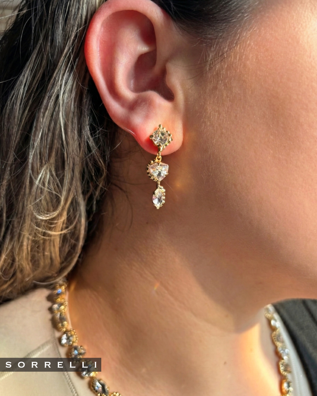 Sorrelli - Rene Dangle Earrings - 4EGI1BGCRY