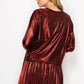 Jonah Stretch Shimmering Knit Top