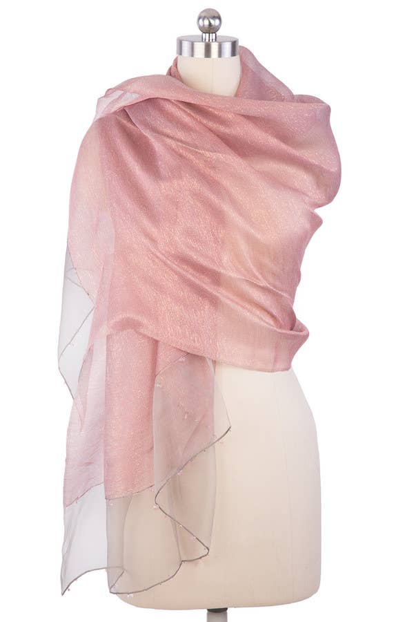 SAACHI - Sparkle Sheer Social Wrap Scarf