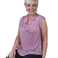 Sarita Silk Drape Neck Top (BT212)