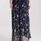 TINA Stephens Italy/Tees By Tina - Sable Garden Silk Skirt (SL202G)