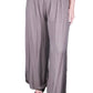 TINA Stephens Italy/Tees By Tina - Mercedes Foldover Waist Silk Pant (PL203): 150 Pearl / One Size