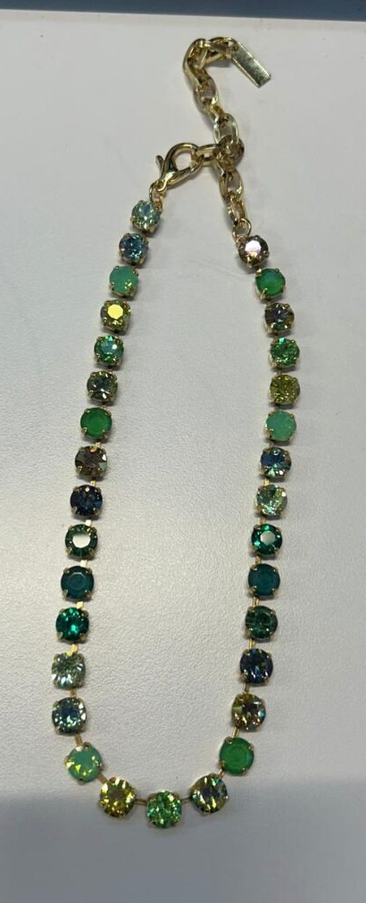 Oakland Necklace in Green Mix