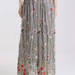 TINA Stephens Italy/Tees By Tina - Sable Garden Silk Skirt (SL202G)