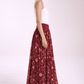TINA Stephens Italy/Tees By Tina - Sable Garden Silk Skirt (SL202G)