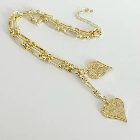 Tramps+Thieves - Two of Hearts Necklace