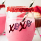Valentine's Day - XOXO Jeweled Stemless Wine Glass