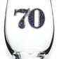 The Queens' Jewels® - 70th Birthday Stemless Wine Glass