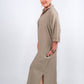TINA Stephens Italy/Tees By Tina - Fernanda Open Collar Linen Dress (DQ107)