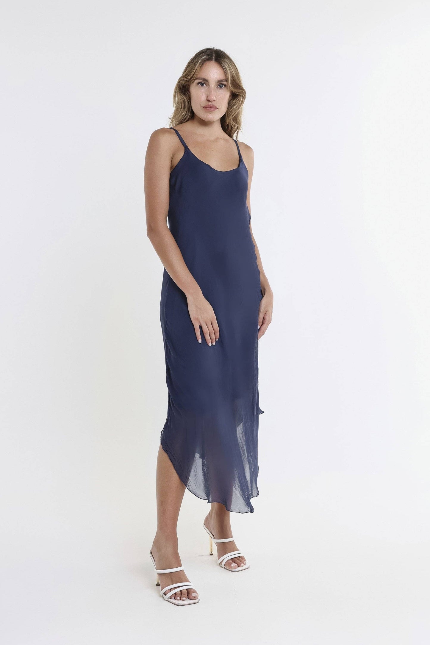 Rachel Silk Midi Dress (DT224)